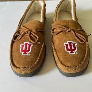 Mens Size Large IU Brown/Tan Slippers